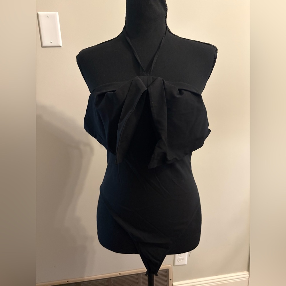 Zara Elegant Black Bodysuit